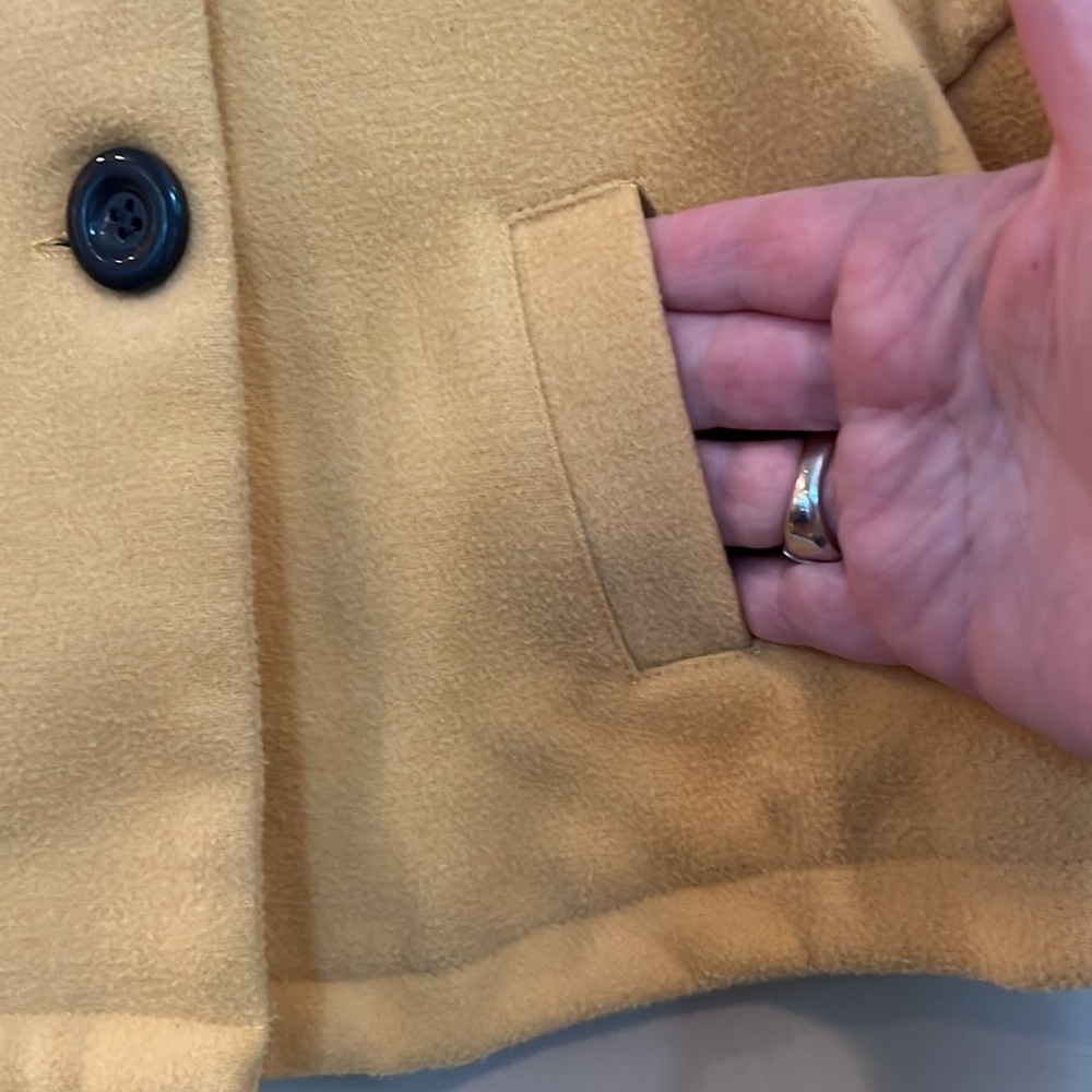 Max Studio Lined Swing Style Coat with Bow Details - Picture 4 of 9